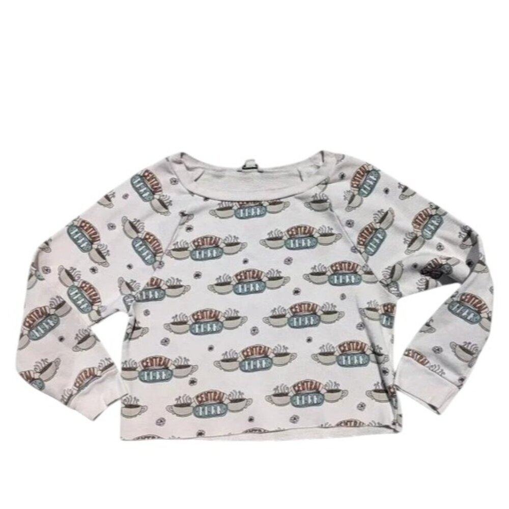 American Eagle Friends Central Perk Cropped Sweatshirt M